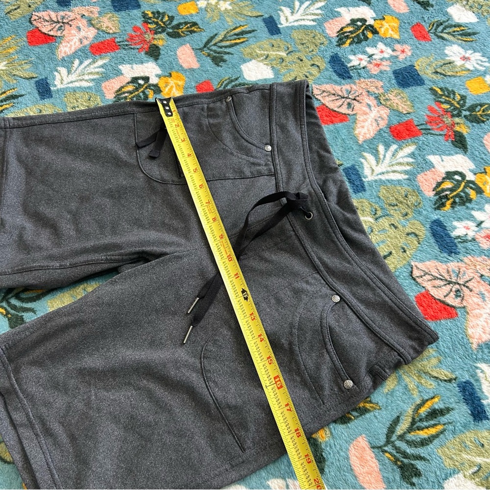 Athleta dark gray drawstring hiking Bermuda shorts - Picture 5 of 9